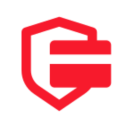 A bold red geometric logo featuring a stylized letter G with a shield-like shape inside a hexagon outline, set against a white background—perfectly suited for representing cutting-edge IPTV Netherland services.
